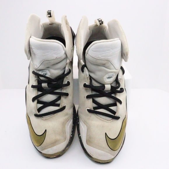 Nike LeBron XIII ELITE GOLD BASKETBALL SHOES KIDS YOUTH SIZE 6y 808709 170 - Picture 2 of 12